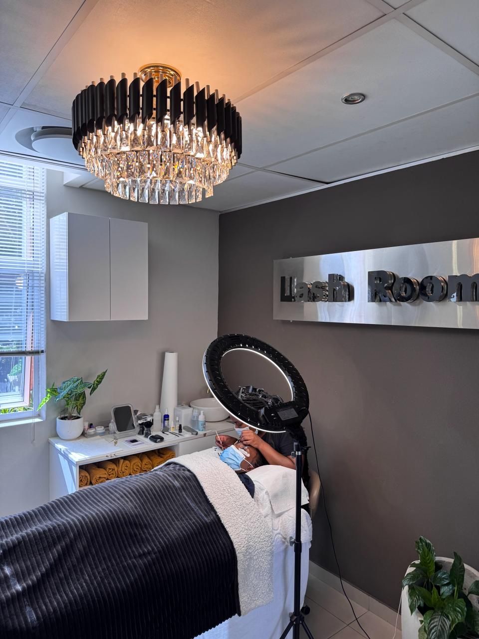The Nail Box lash treatment room