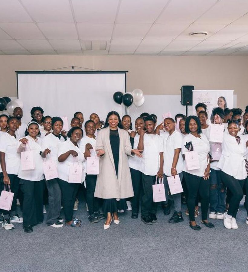 The Nail Box students at their accredited certification ceremony in Fourways